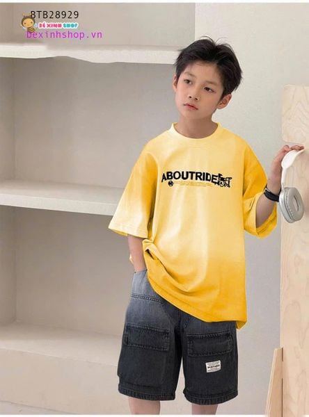 Set jean loang ABOUTRIDE túi hộp cực ngầu cho bé trai BTB28929