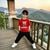 Set quần jogger phối áo thun in hình 3D nhà Bé Xinh - outfit cho bé trai ngày Thu BXG2534