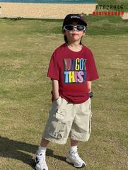 Set Kaki hiphop YOU GOT THIS  túi hộp cực ngầu cho bé trai BTB28946