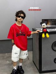 Set áo thun phối quần kaki rút dây SWORD cực ngầu cho bé trai BTB28962