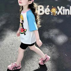 Set legging in 3D mẹ bé nhà Bé xinh cho bé gái BXG2572