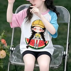 Set legging in 3D mẹ bé nhà Bé xinh cho bé gái BXG2572