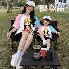 Set legging in 3D mẹ bé nhà Bé xinh cho bé gái BXG2572