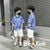 Set Sơ Mi Lụa Họa Tiết Quần Short Cotton Lạnh BexinhshopVN sang chảnh cho bé trai đi chơi, đi tiệc BXG2443