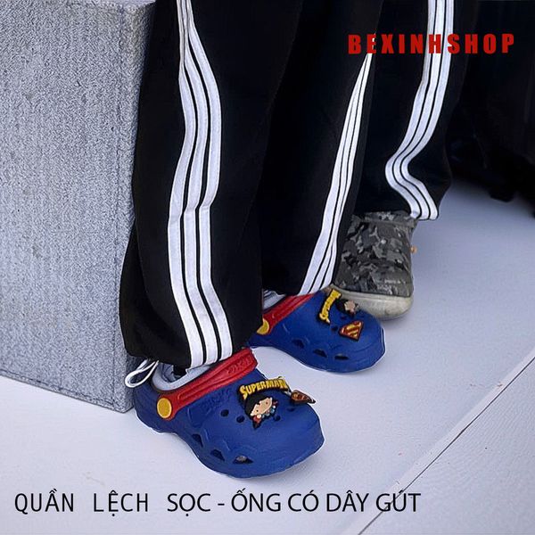 Set áo thun Mèo quần thể thao sọc lệch bo ống dễ thương cho bé trai & bé gái BXG1924