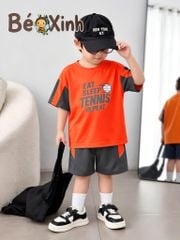Set thể thao thun lạnh Tennis nhà BexinhshopVN siêu mát - siêu ngầu cho bé trai BXG2414