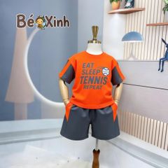 Set thể thao thun lạnh Tennis nhà BexinhshopVN siêu mát - siêu ngầu cho bé trai BXG2414