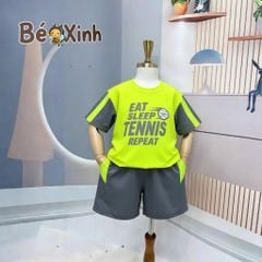 Set thể thao thun lạnh Tennis nhà BexinhshopVN siêu mát - siêu ngầu cho bé trai BXG2414
