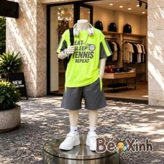 Set thể thao thun lạnh Tennis nhà BexinhshopVN siêu mát - siêu ngầu cho bé trai BXG2414