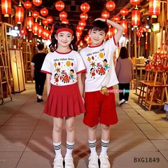 [TRUNG THU] Bộ đồng phục bé trai & bé gái chơi lễ Trung Thu BXG1849