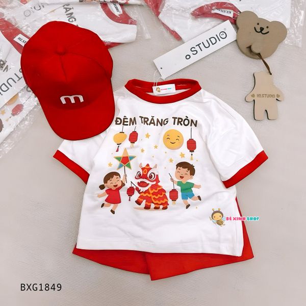 [TRUNG THU] Bộ đồng phục bé trai & bé gái chơi lễ Trung Thu BXG1849
