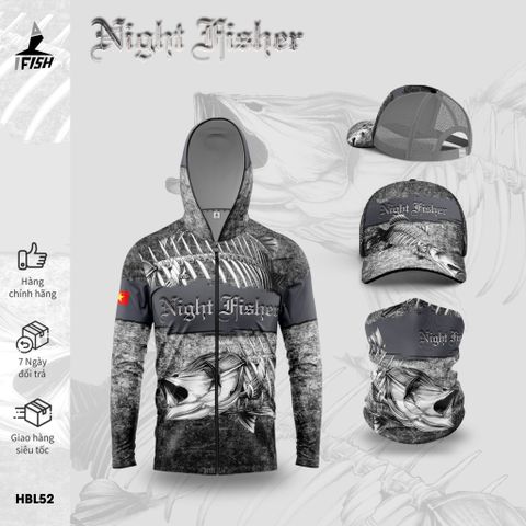 Áo Câu Cá NIGHT FISHER