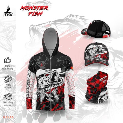 Áo Câu Cá MONSTER FISH