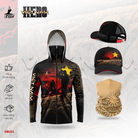 Áo Câu Cá VIỆT NAM HERO