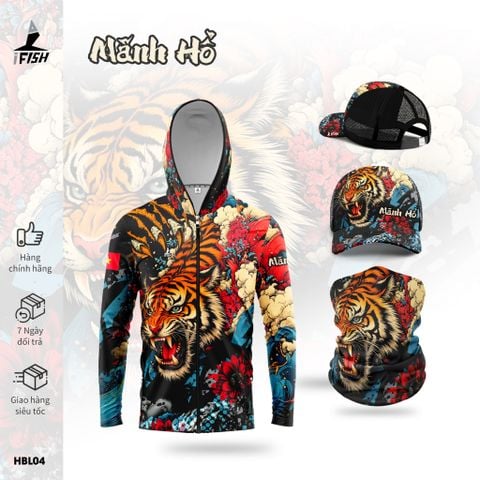 Áo Câu Cá MÃNH HỔ