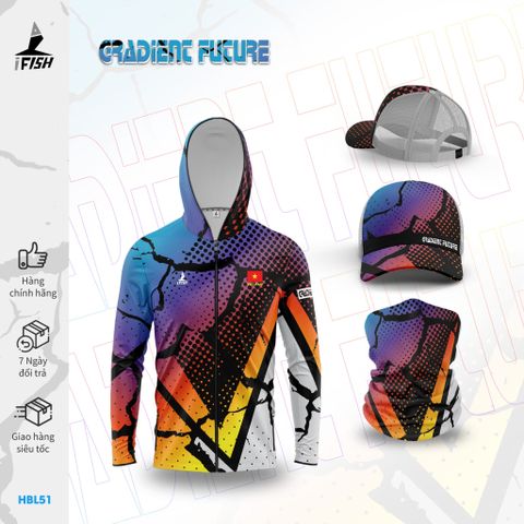 Áo Câu Cá GRADIENT FUTURE