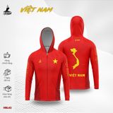  Áo Câu Cá VIỆT NAM ĐỎ 