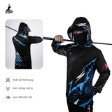  Áo câu cá SHIMANO ĐEN XANH 