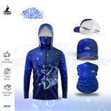  Áo Câu Cá BLUE PREDATOR 