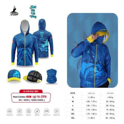  Áo Câu Cá NHẤT CÂU TẤT TRÚNG 