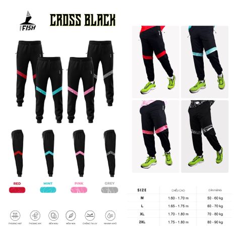  Quần Câu Cá CROSS BLACK 