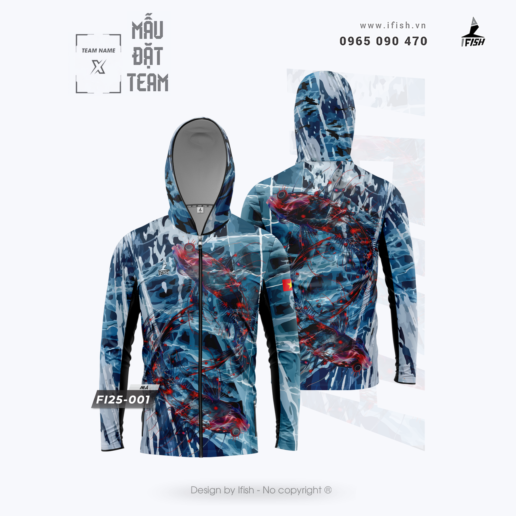  Áo câu cá FI25-001 