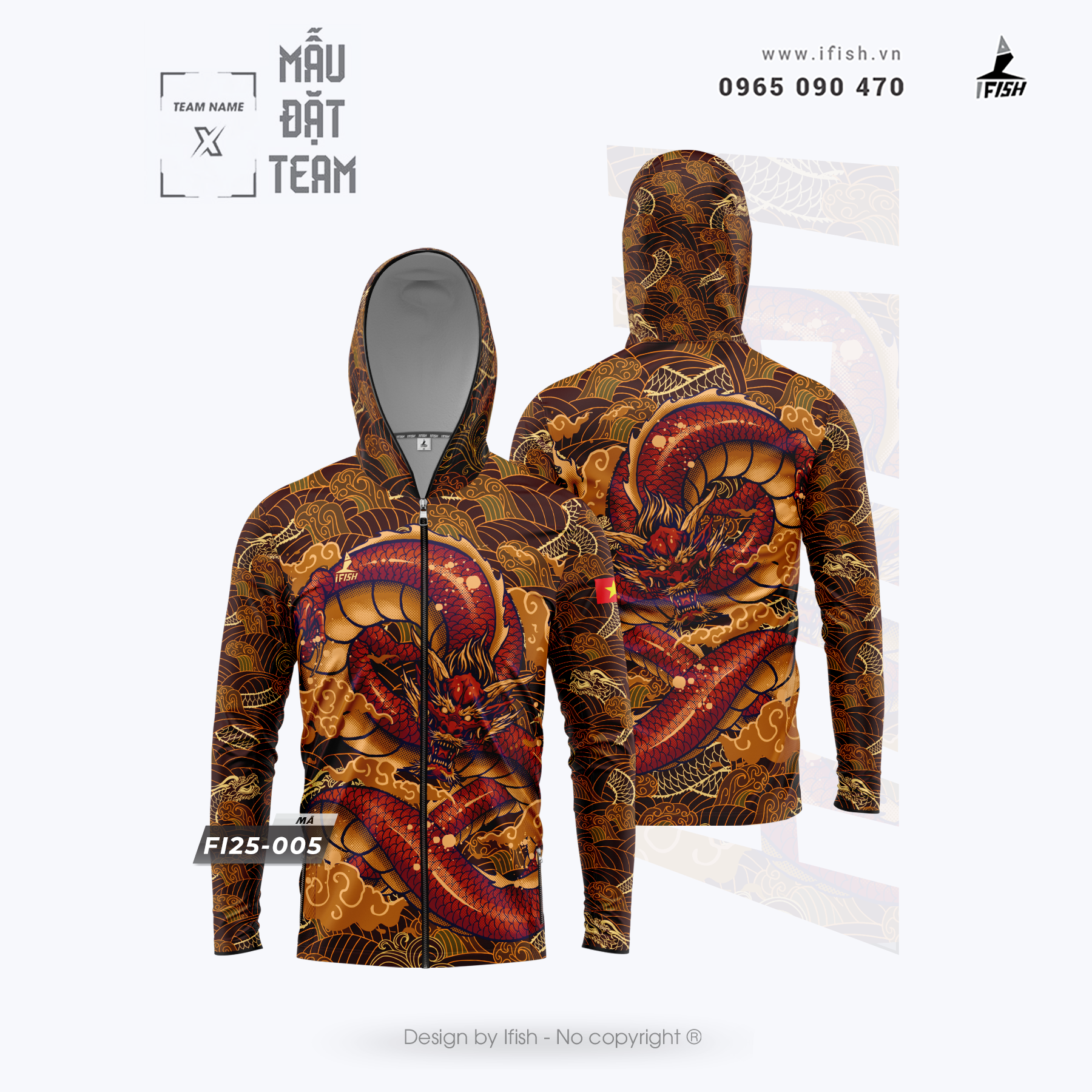  Áo câu cá FI25-005 