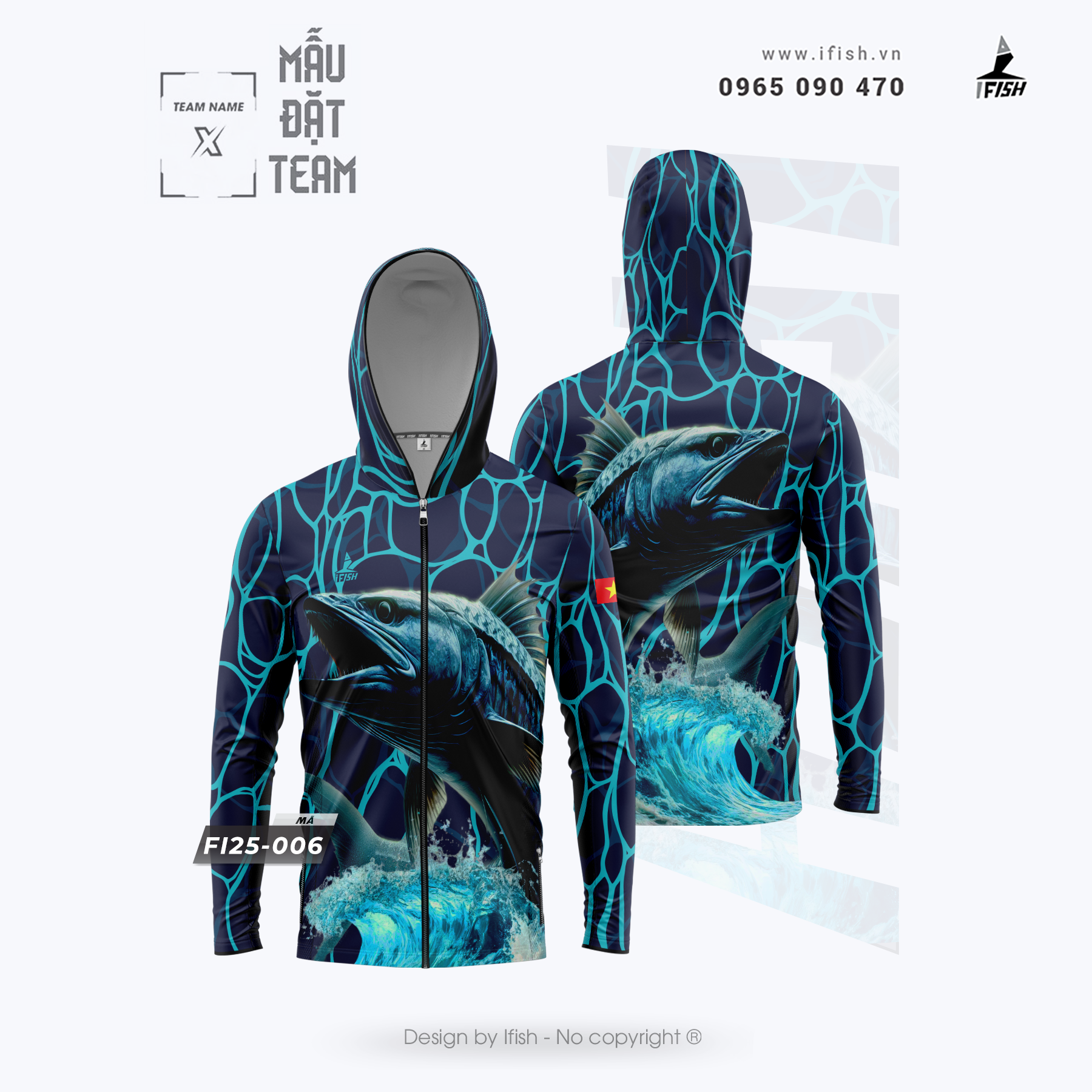 Áo câu cá FI25-006 