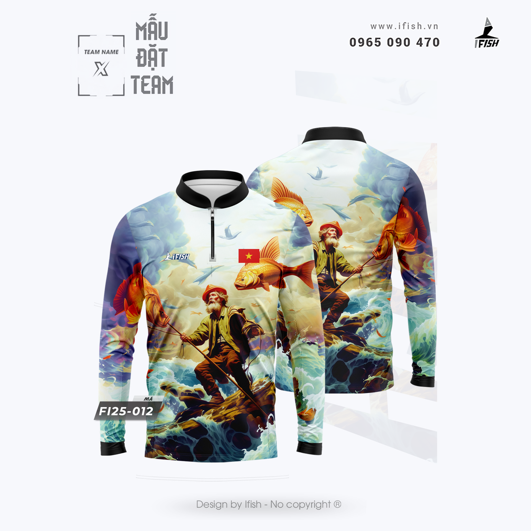  Áo câu cá FI25-012 