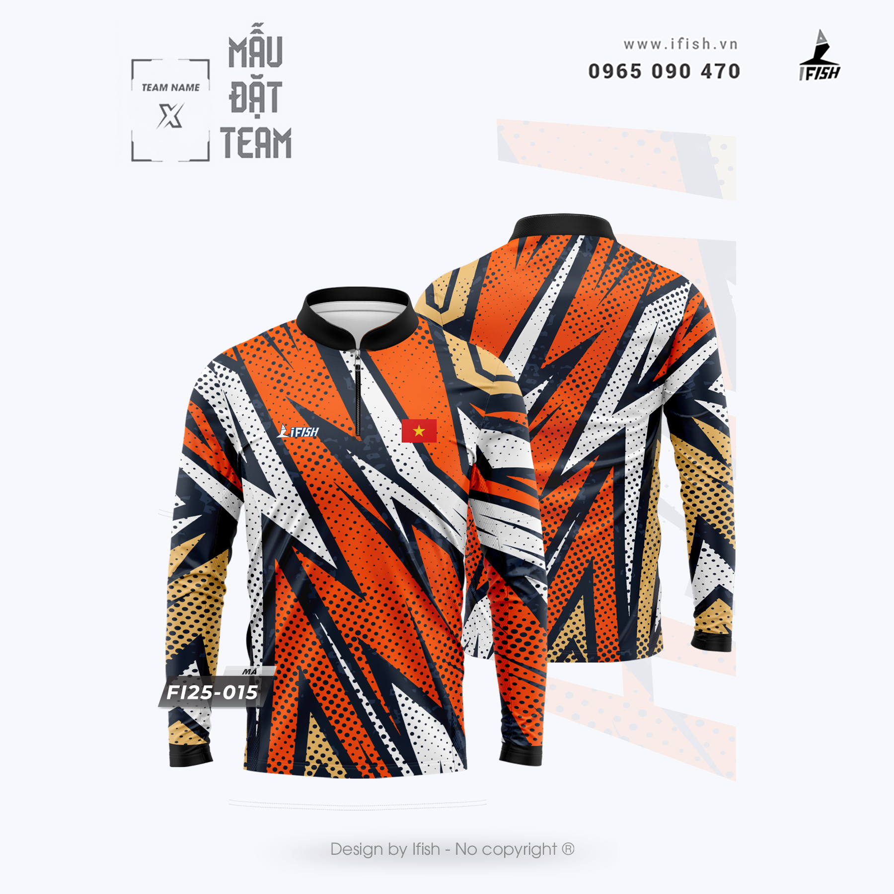  Áo câu cá FI25-015 