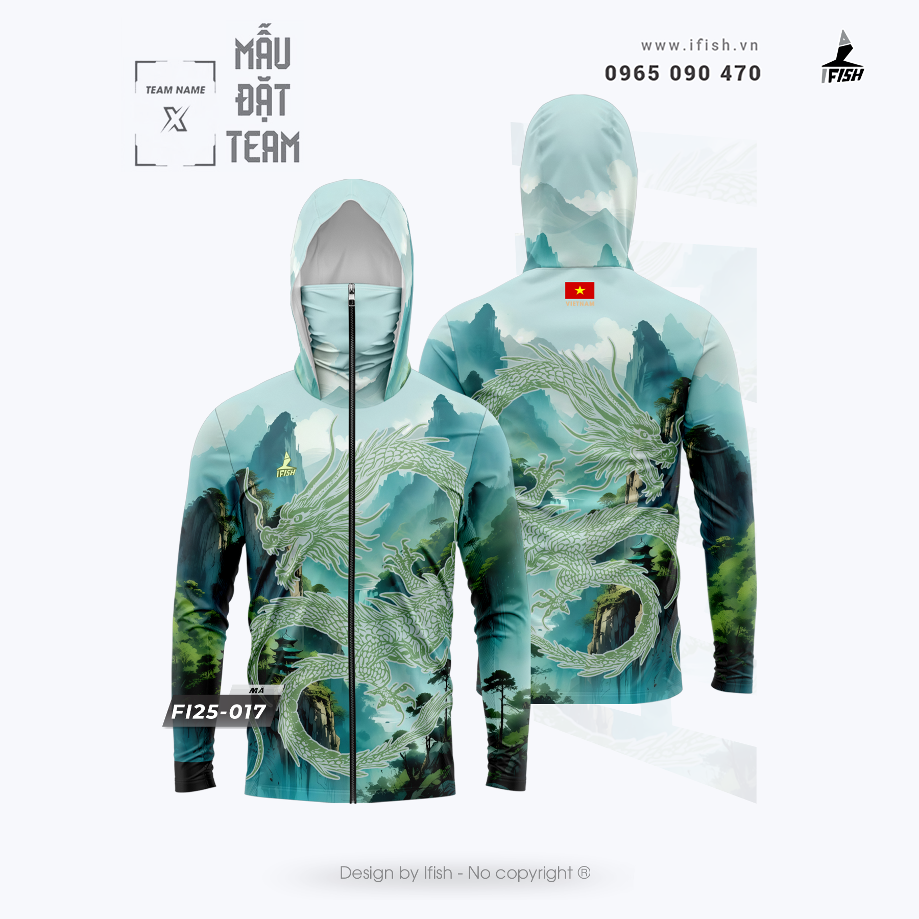  Áo câu cá FI25-017 