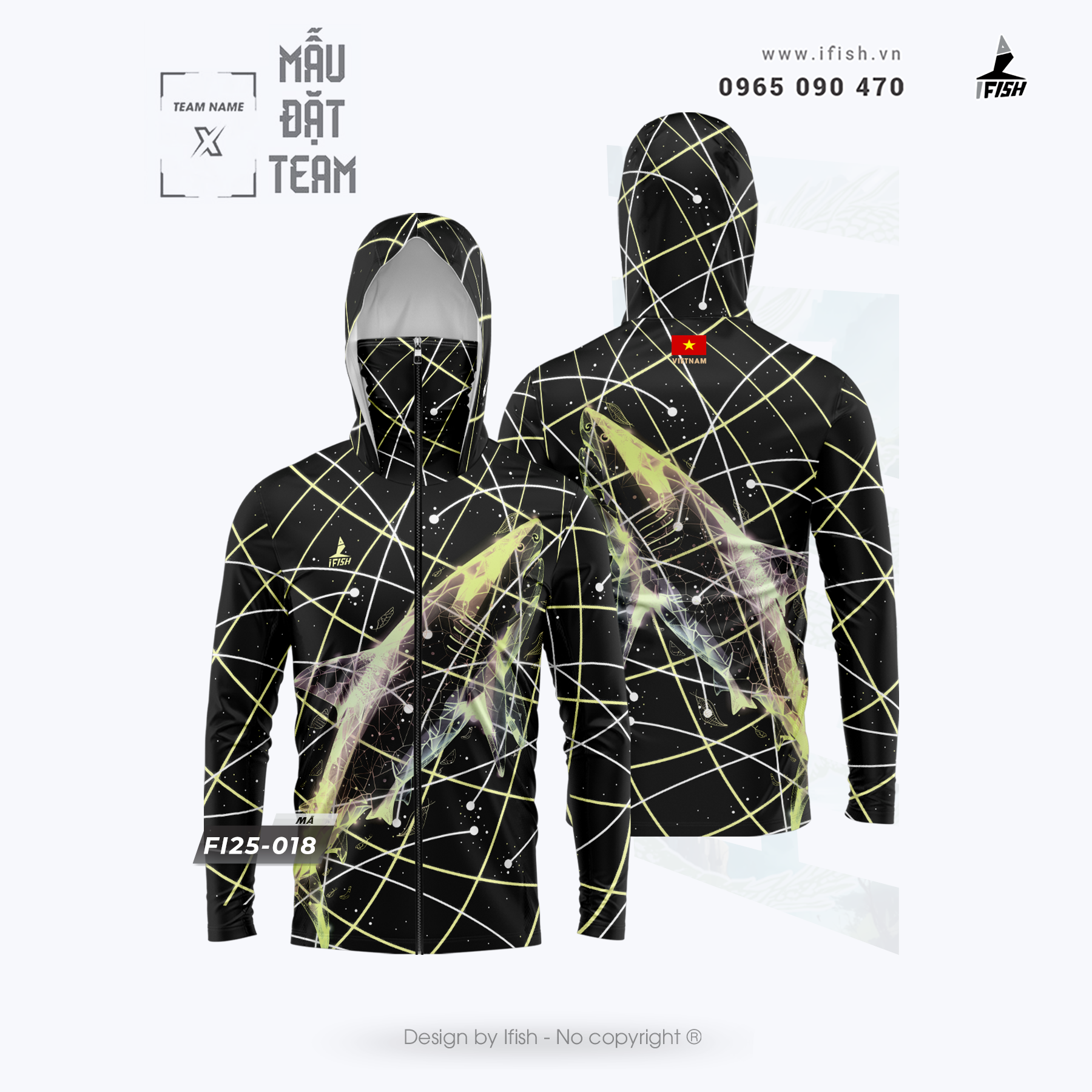  Áo câu cá FI25-018 