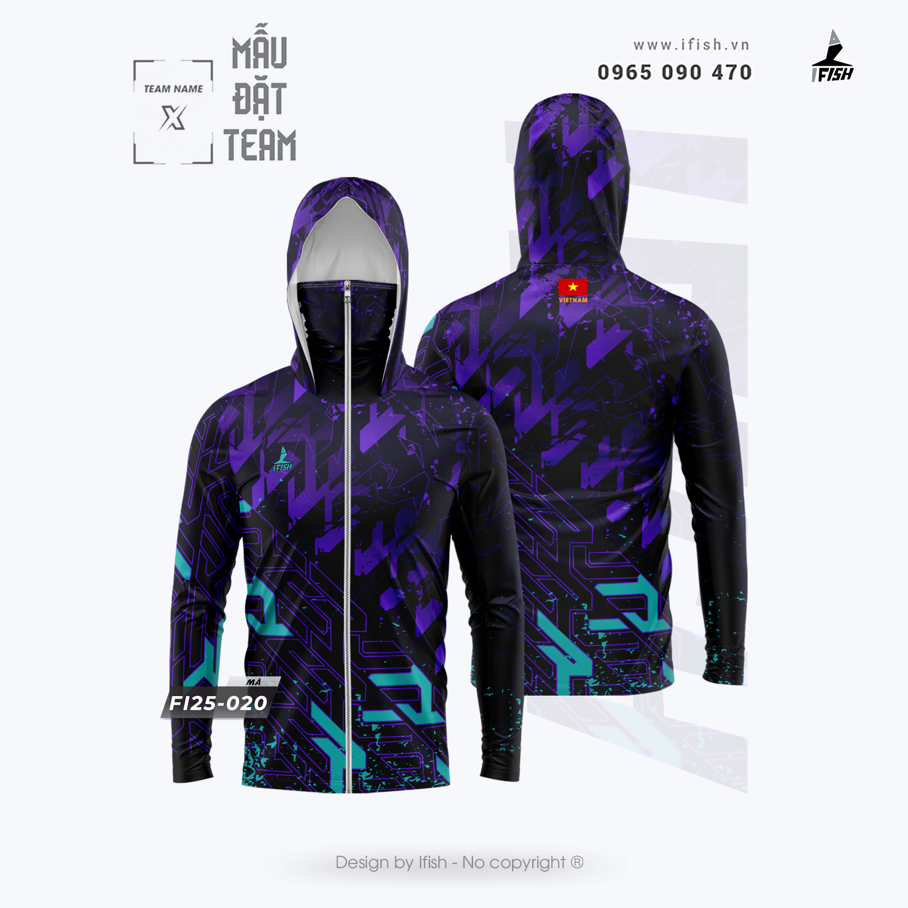  Áo câu cá FI25-020 