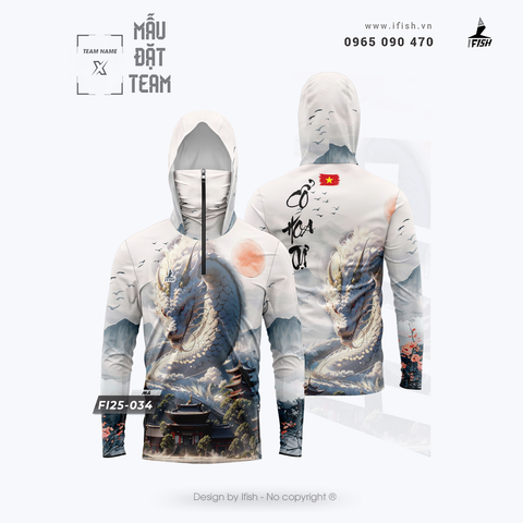 Áo câu cá chống nắng đẹp FI25-034