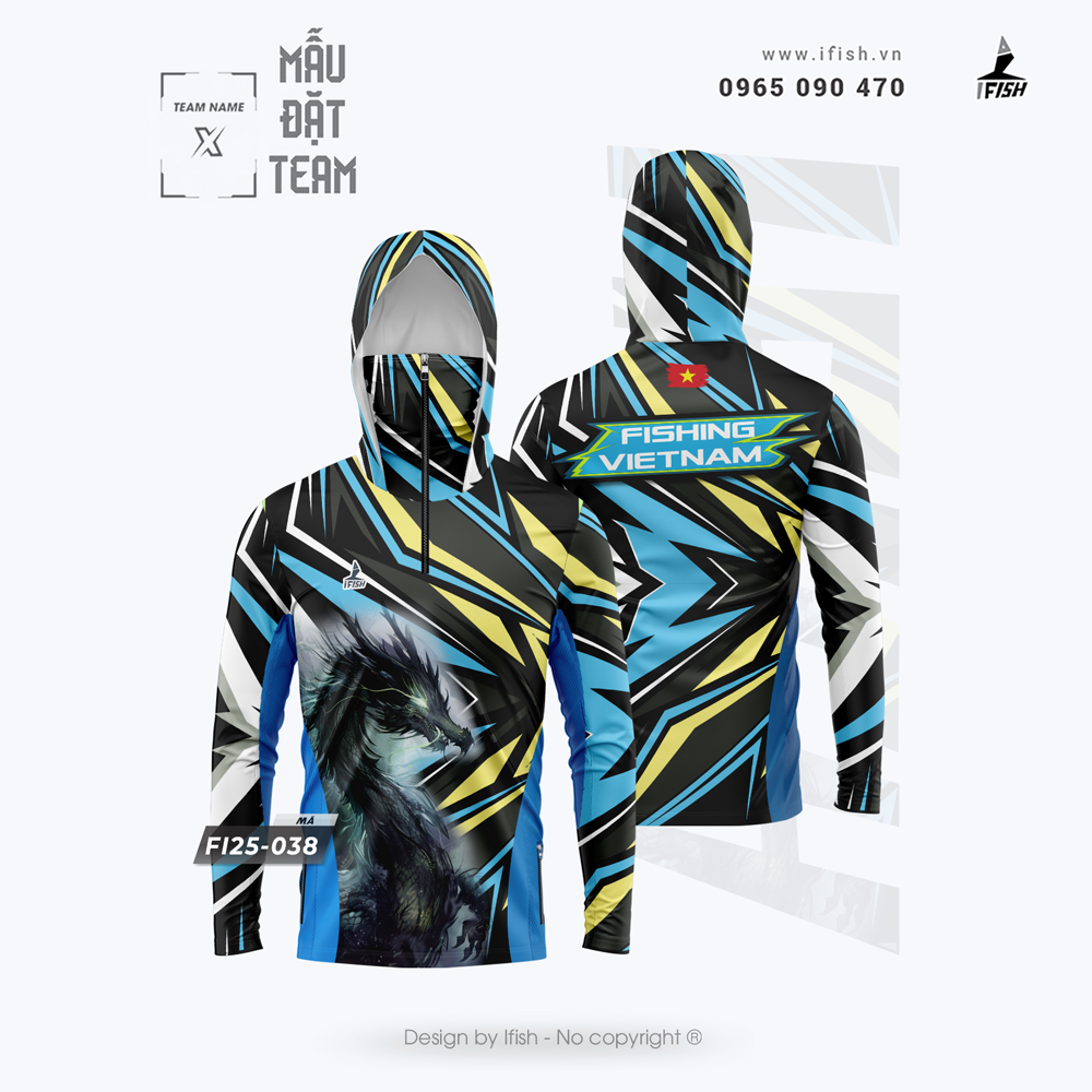  Áo câu cá FI25-038 