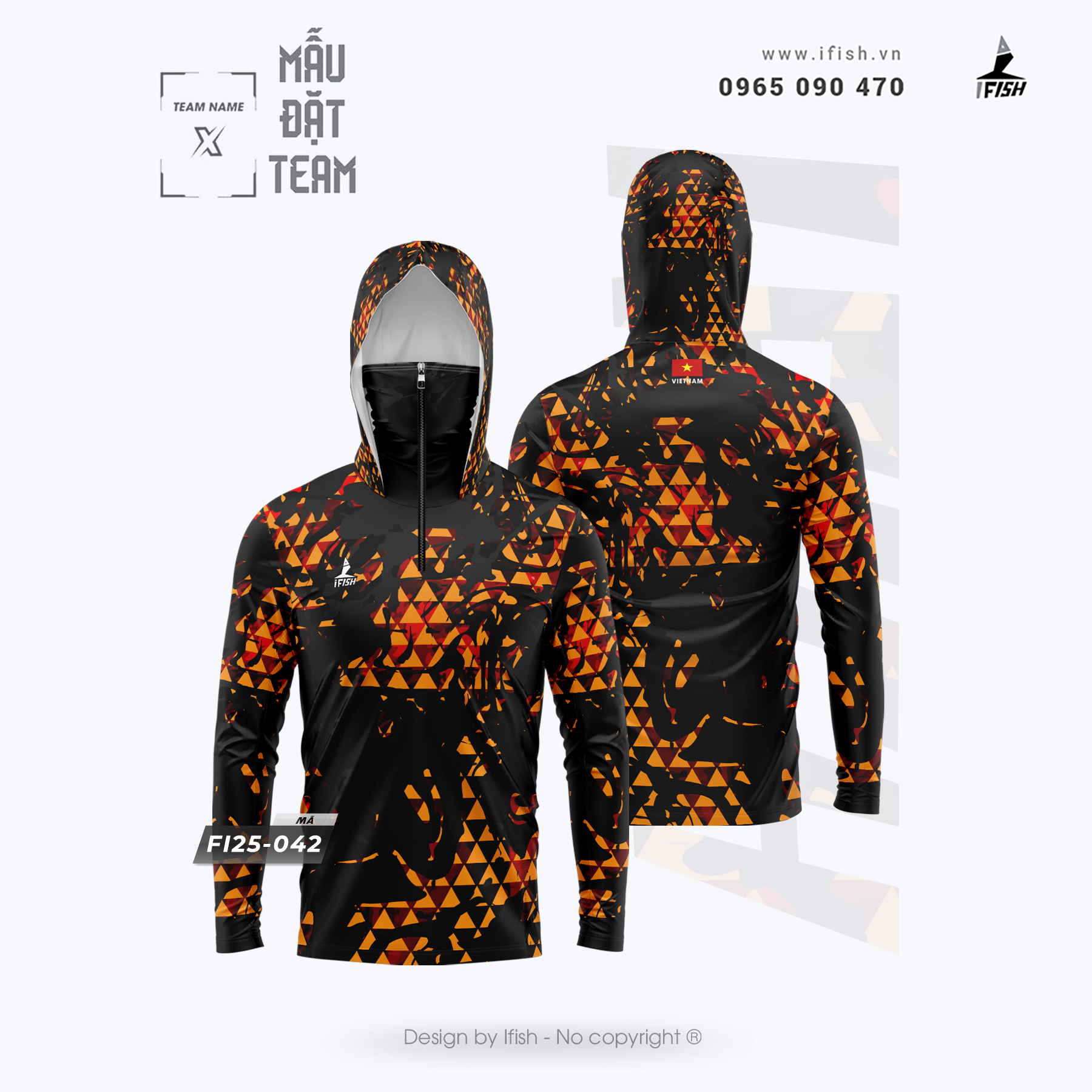  Áo câu cá FI25-042 