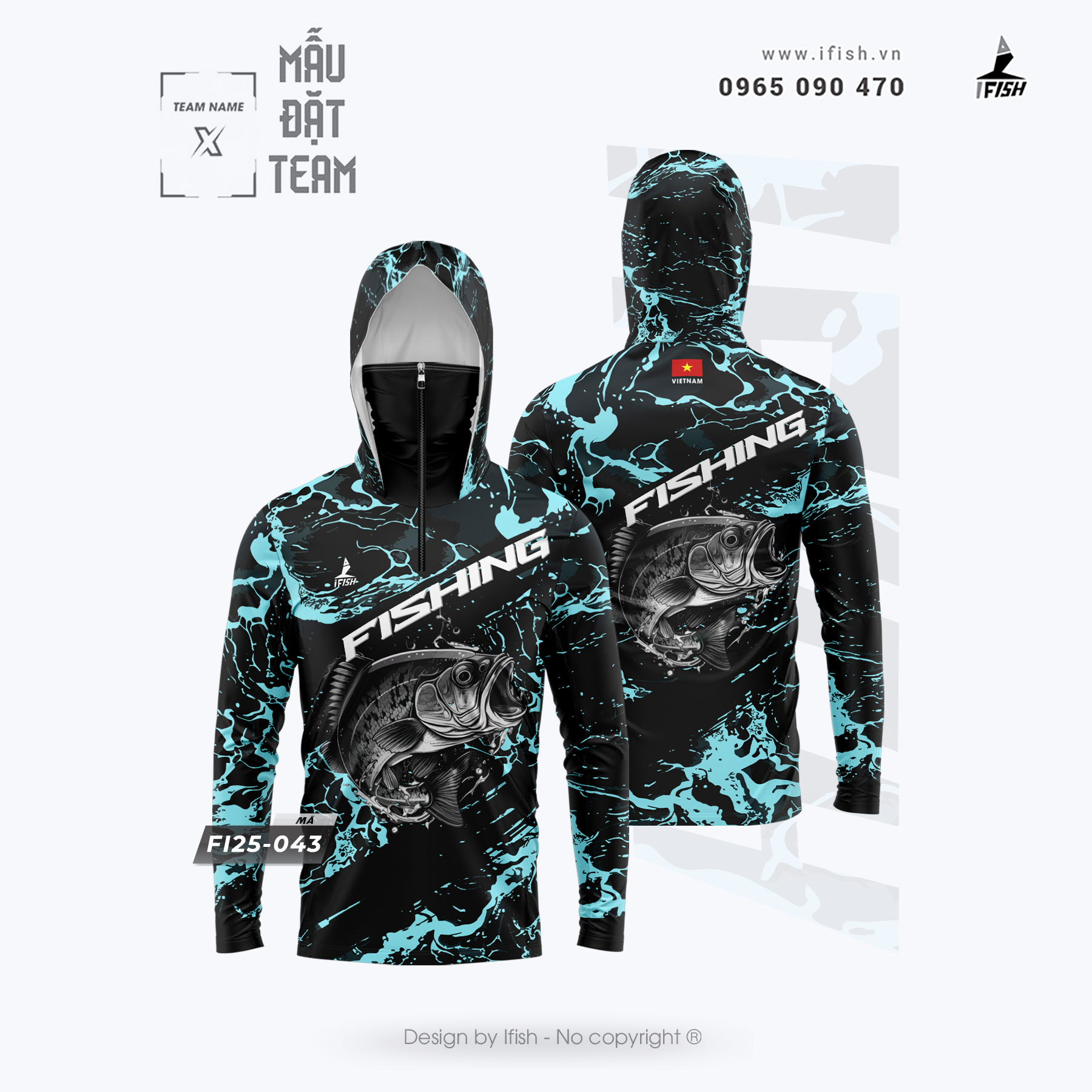  Áo câu cá FI25-043 