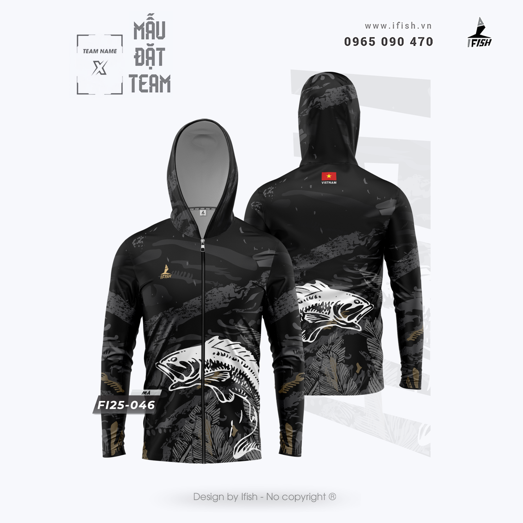  Áo câu cá FI25-046 