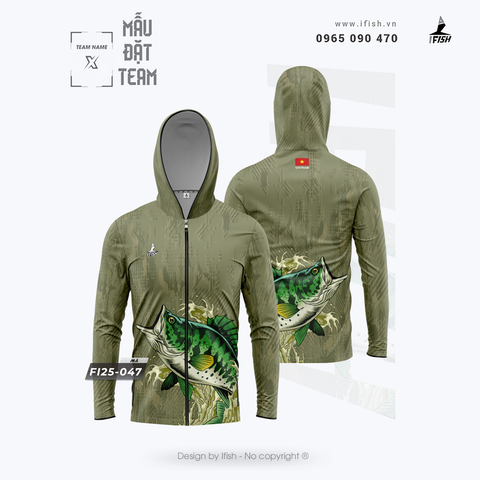 Áo câu cá chống nắng đẹp FI25-047