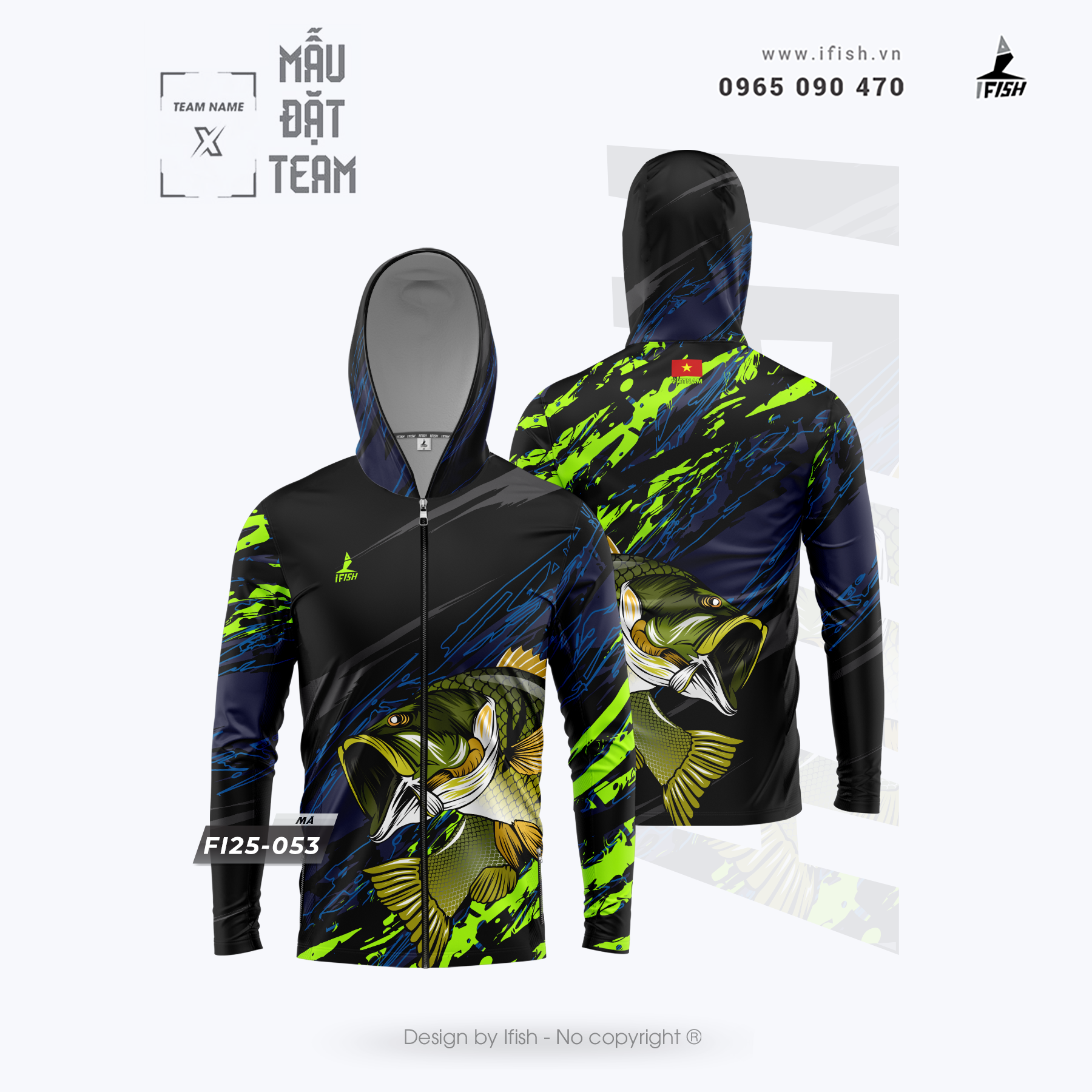  Áo câu cá FI25-053 