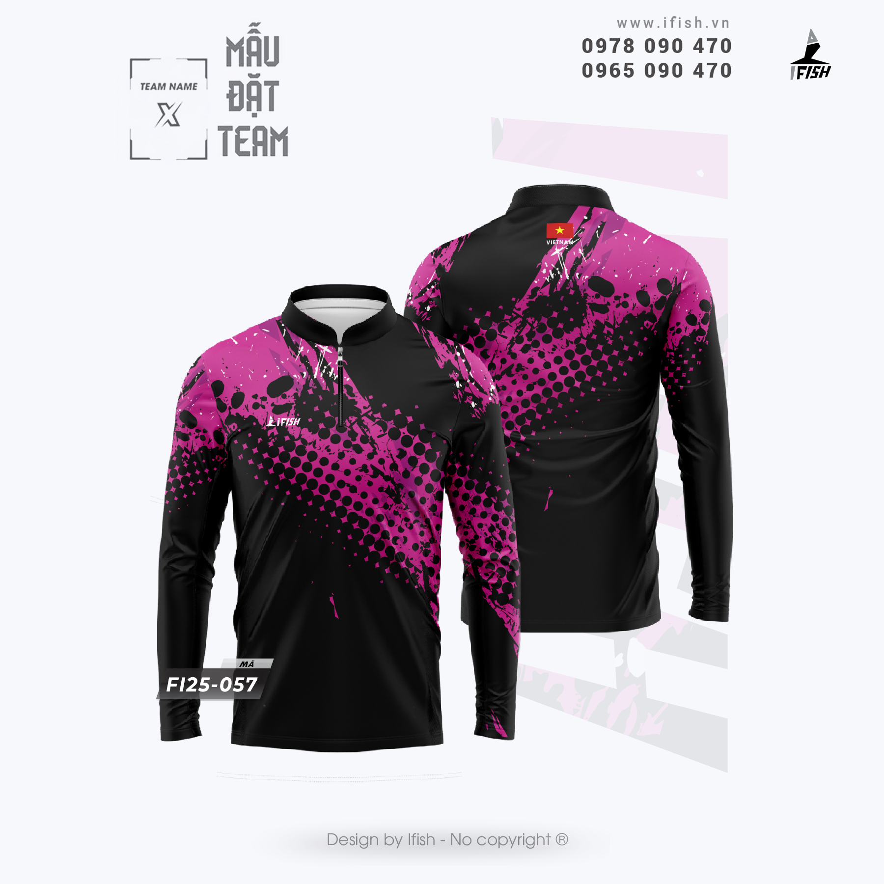  Áo câu cá FI25-057 