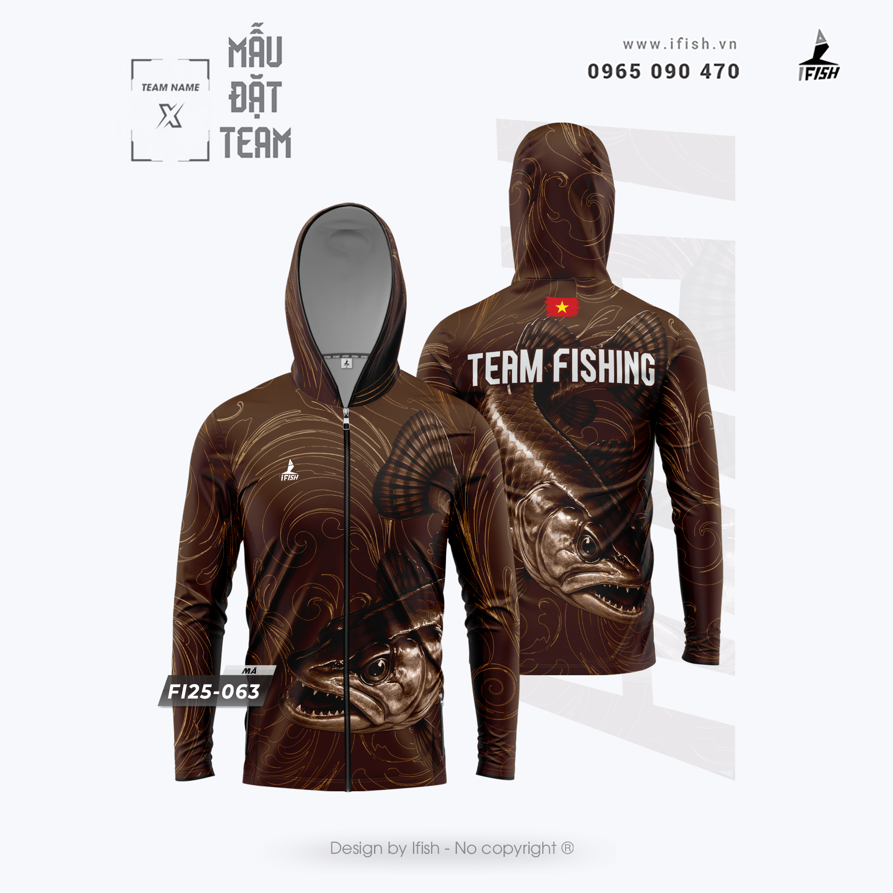  Áo câu cá FI25-063 