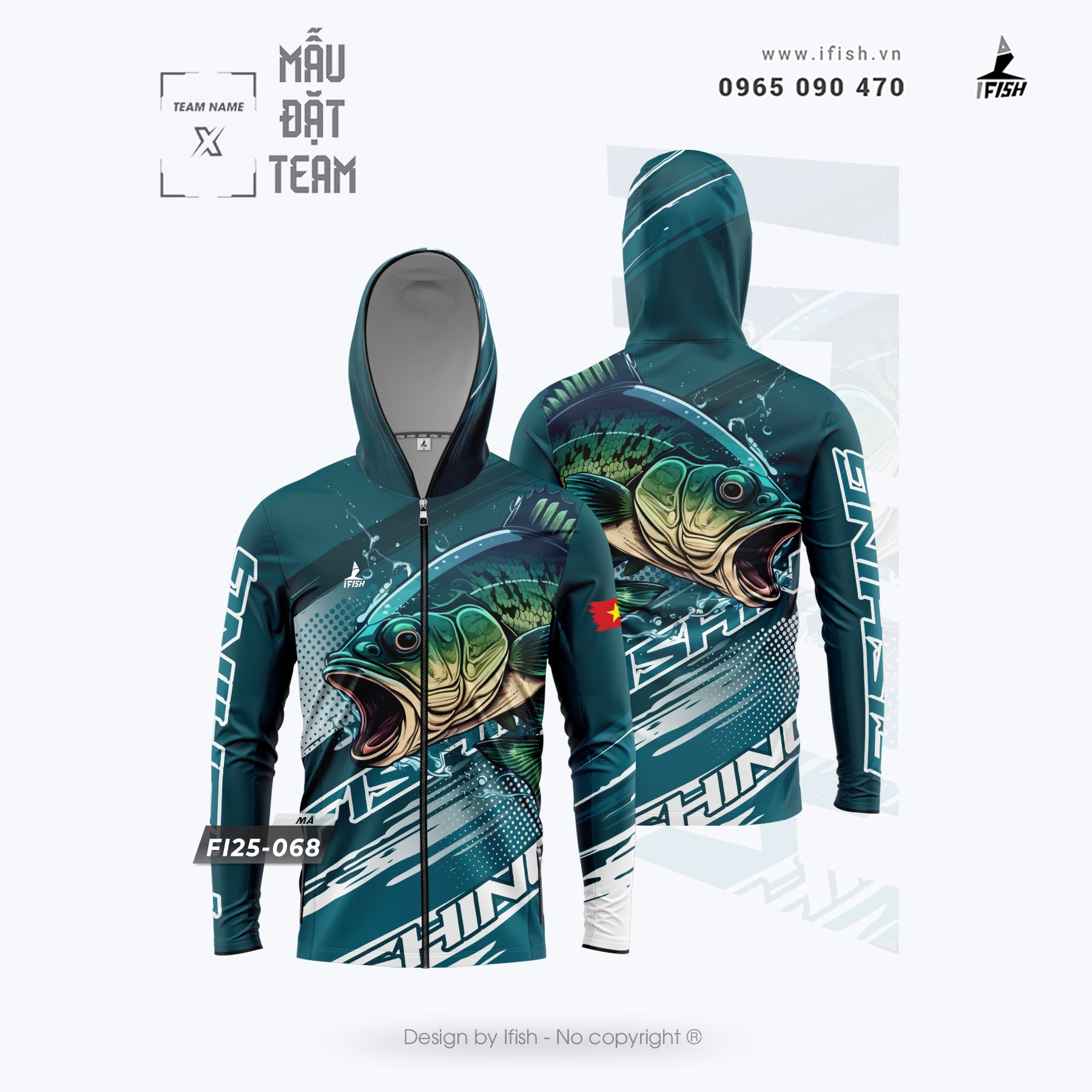  Áo câu cá FI25-068 