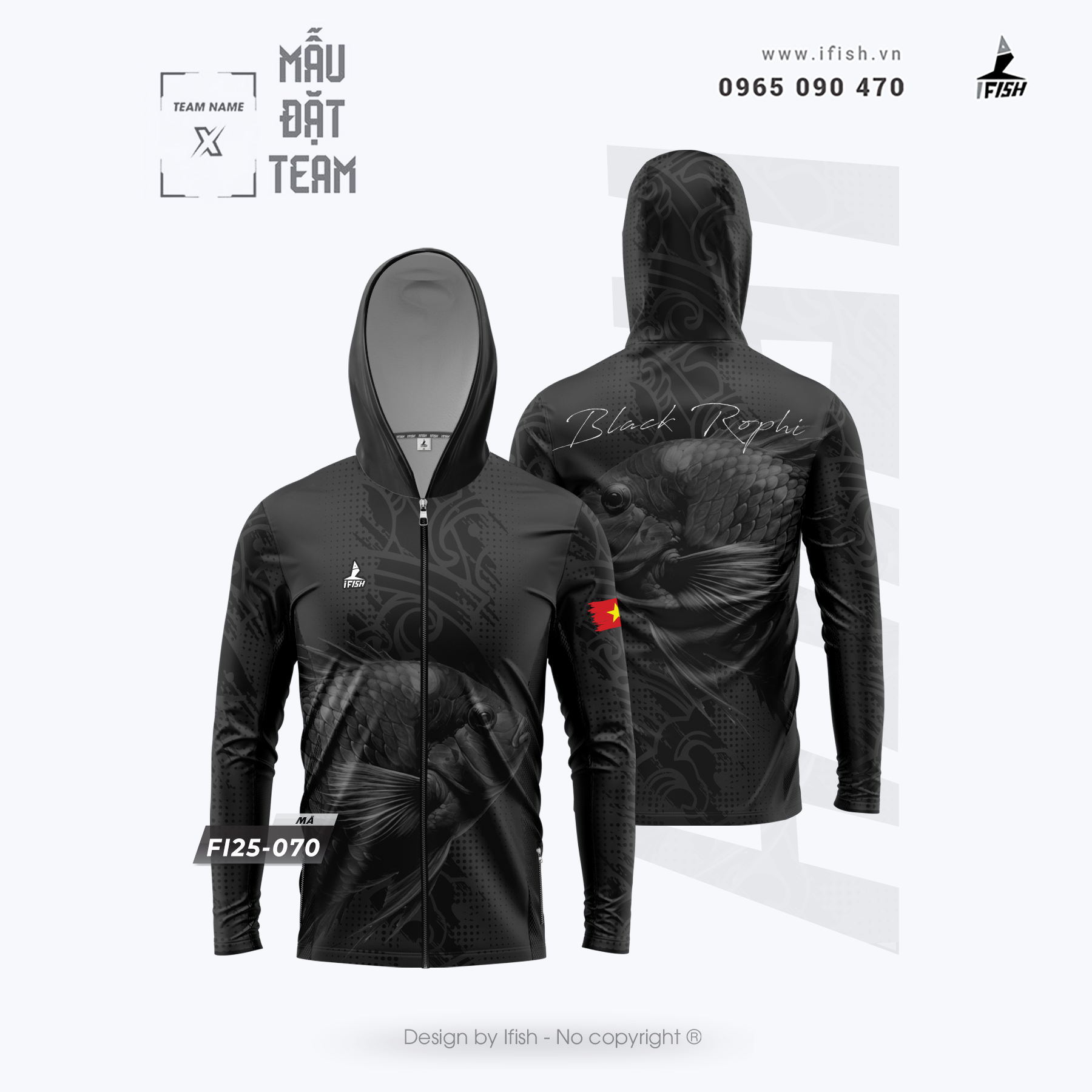  Áo câu cá FI25-070 