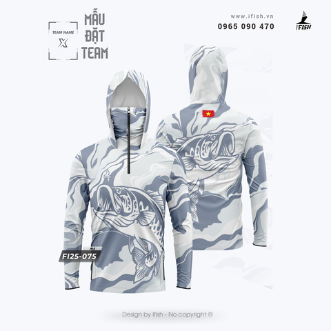 Áo câu cá chống nắng đẹp FI25-075