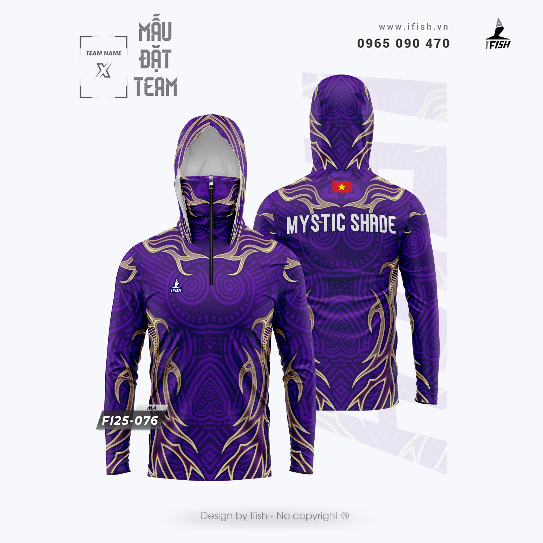  Áo câu cá FI25-076 