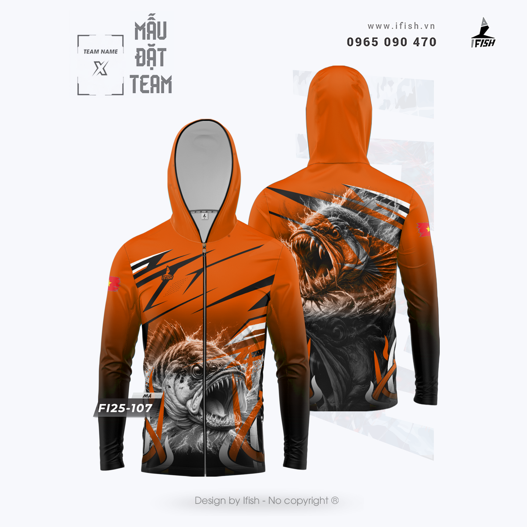  Áo câu cá FI25-107 