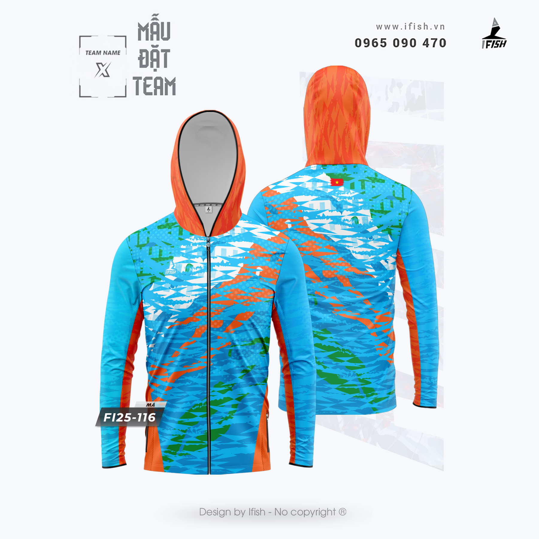  Áo câu cá FI25-116 