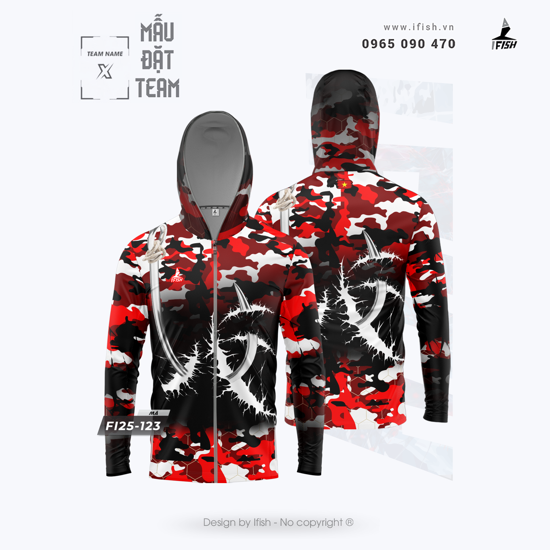  Áo câu cá FI25-123 