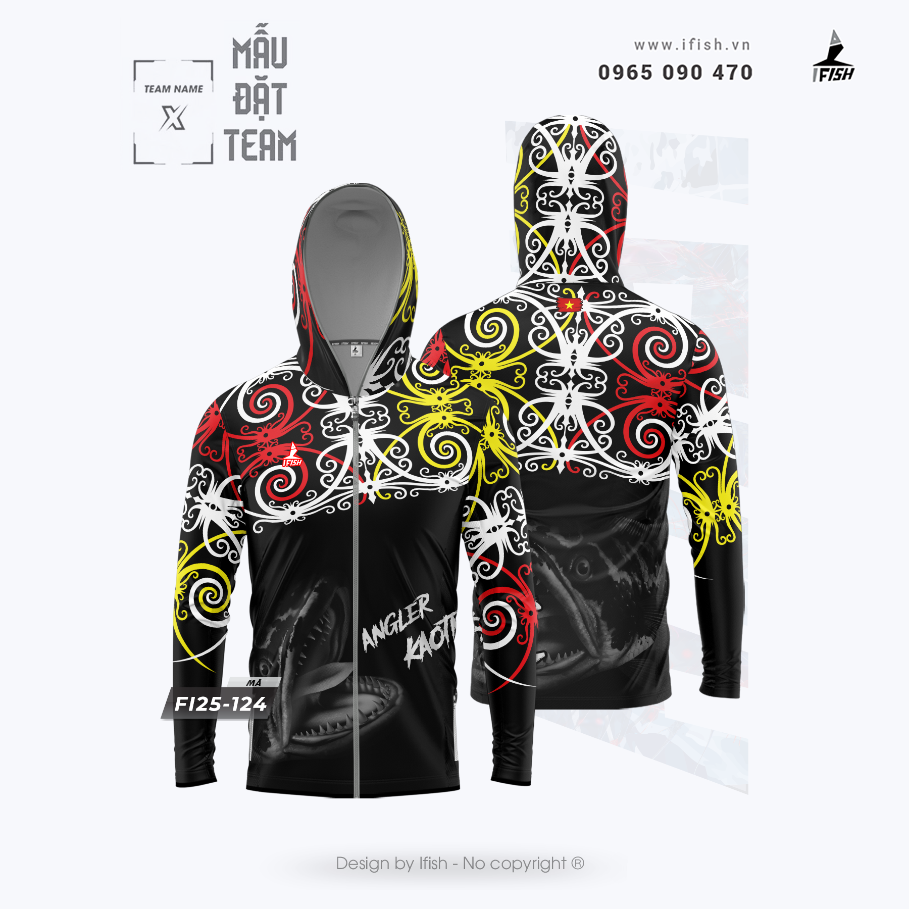  Áo câu cá FI25-124 